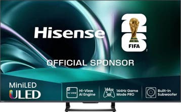 Hisense 65U7QTUK - 65 inch - 4K QLED - 144Hz - Smart TV -, TV, Hi-fi & Vidéo, Ophalen of Verzenden