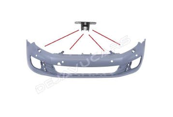 Voorbumper voor Volkswagen Golf 6 GTI / GTD, Ophalen of Verzenden