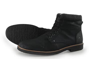 Rieker Veterboots in maat 44 Zwart, Verzenden, Zwart, Boots, Zo goed als nieuw