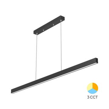Hanglamp LED balk 30 Watt Zwart CCT, Verzenden, Nieuw, Trendy verlichting