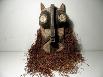 Tribaal masker - Kifwebe - Songye - Democratische Republiek