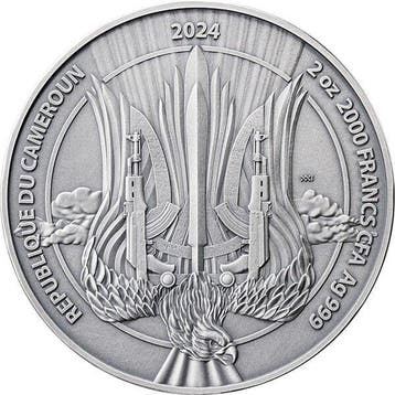 Kameroen. 2000 Francs 2024 Army of Drones - Guardians of