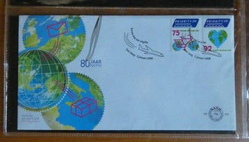 Nederland 2008/2012 - 5 complete jaargangen FDCs in DAVO, Timbres & Monnaies, Timbres | Pays-Bas