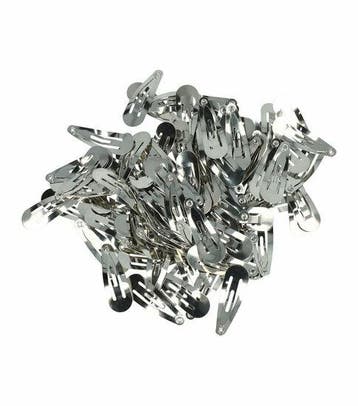 DIY haarspeld klikklak 3 cm – metalen klikklakspeldjes –, Nieuw