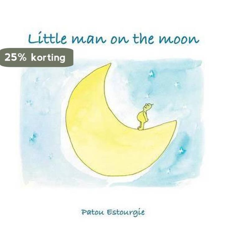 Little man on the moon 9789491337598 Patou Estourgie, Boeken, Taal | Engels, Gelezen, Verzenden