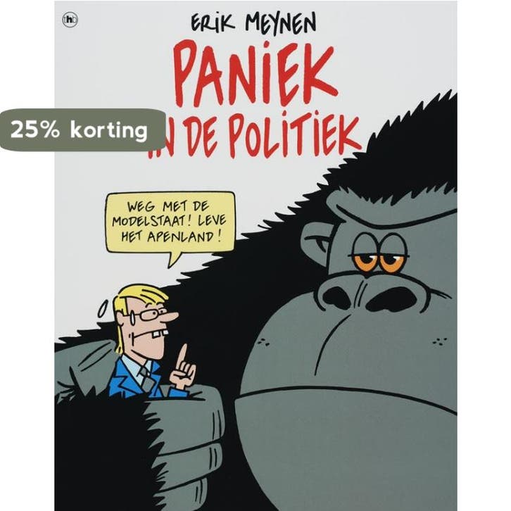 Paniek in de politiek 9789044314151 E. Meynen, Boeken, Stripverhalen, Zo goed als nieuw, Verzenden
