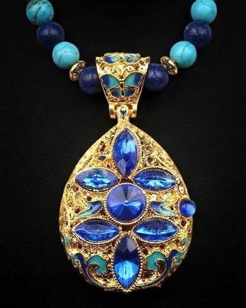 Lapis lazuli - Howliet turquoise - boeddhistische