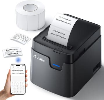 CLABEL 221D Barcodeprinter | Tweede kansje | Inktloos & C..., Computers en Software, Verzenden, Zo goed als nieuw, Etiket, CLABEL