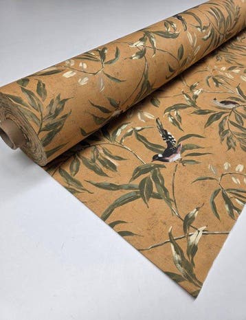 Stof New Chinoiserie Giordino Ocra exclusief -300x280 cm