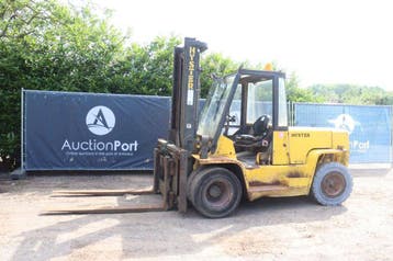 Veiling: Heftruck Hyster H6.00XL Diesel 6000kg 3.4m 1986, Ophalen