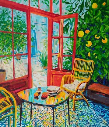 Jowita Skalska - A Moment of Summer XL, Antiek en Kunst