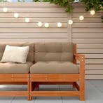 vidaXL Tuin Hoekbank Massief grenenhout Wasbruin, Verzenden