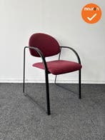 Vergaderstoel - Van der Sluis - Bordeaux rood, Ophalen of Verzenden, Stoel