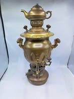 Samovar - Waterkoker - Messing, Metaal - Theestoof - H : 57
