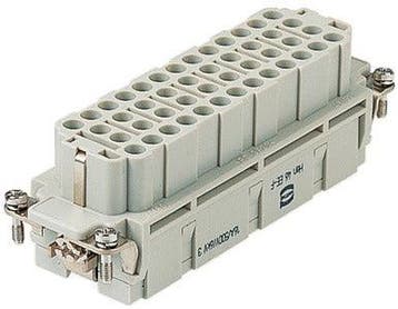 Harting Han Ee 46-Pin Femelle Crimp Connecteur Insert -, Verzenden, Nieuw