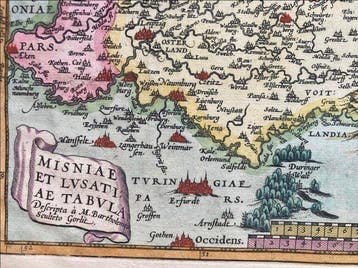Duitsland - Misniae (Meissen) en Lusatië; : It was drawn by, Nieuw