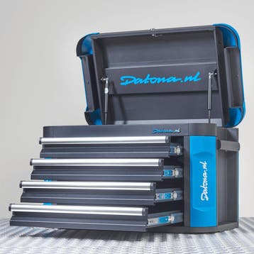 Datona Gereedschapskist L - Premium serie - Datona - Blauw, Ophalen of Verzenden