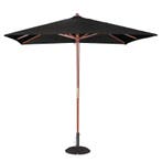 Parasol vierkant zwart 2,5 meter | 2,7(h)x 2,5(Ø)m Bolero, Articles professionnels, Verzenden