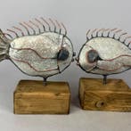Jacek Drzymaa ( XX- XXI) - 2 BIG KISSING FISH - hand made