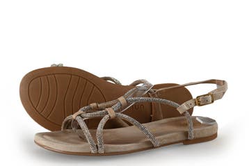 Unisa Sandalen in maat 38 Beige, Verzenden, Beige, Sandalen of Muiltjes, Zo goed als nieuw