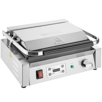 Contact-/Paninigrill | BISTRO | Enkel | Gegroefd Oppervlak, Verzenden