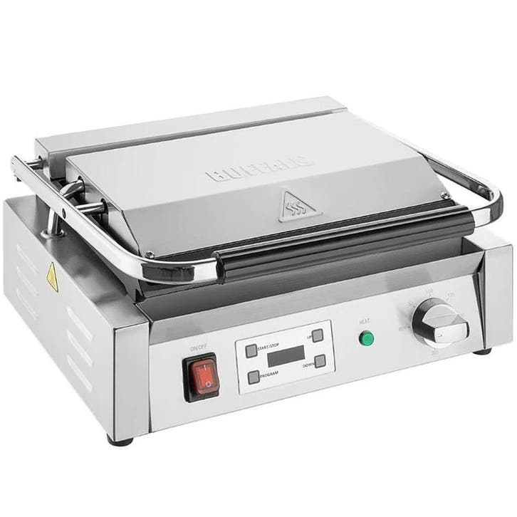 Contact-/Paninigrill | BISTRO | Enkel XL | Gegroefd, Zakelijke goederen, Horeca | Keukenapparatuur, Nieuw in verpakking, Verzenden