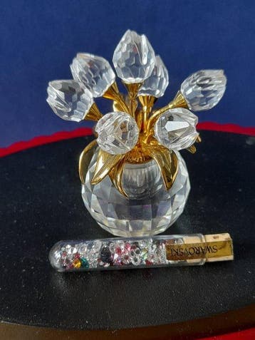 Swarovski - Beeldje - Tulip Vase - Flacon - 210824 - Box +