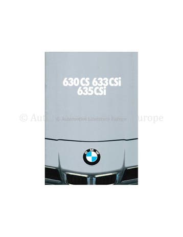 1980 BMW 6 SERIE BROCHURE ITALIAANS, Nieuw
