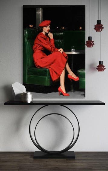 La Mama - Midnight in Red - XL - Œuvre unique 1/1