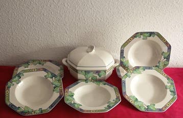 Villeroy & Boch Pasadena – 7-teiliges Porzellan-Service –, Antiek en Kunst