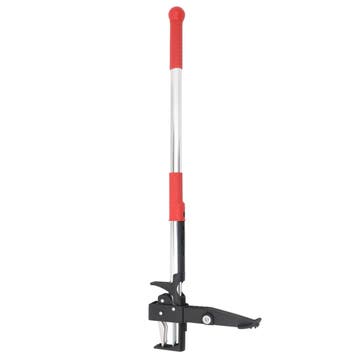vidaXL Onkruidsteker 99,5 cm geanodiseerd aluminium rood en, Verzenden