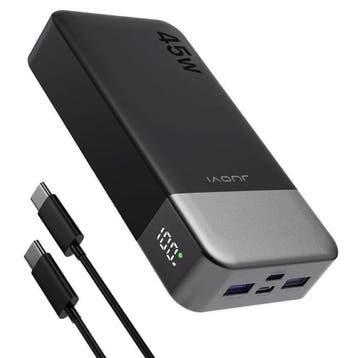 Powerbank 45W - 20.000mAh - 4 Oplaadpoorten - Externe Accu, Verzenden