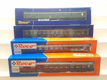 Roco H0 - 44745/44752/44754/44756 - Modeltrein personenwagen, Hobby en Vrije tijd, Nieuw