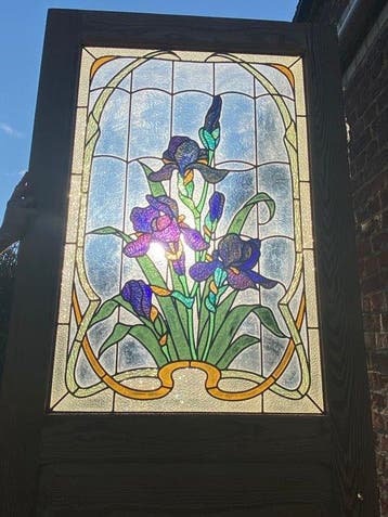 Vitrail - 1920-1930, 1910-1920 - Vitrail Art nouveau -