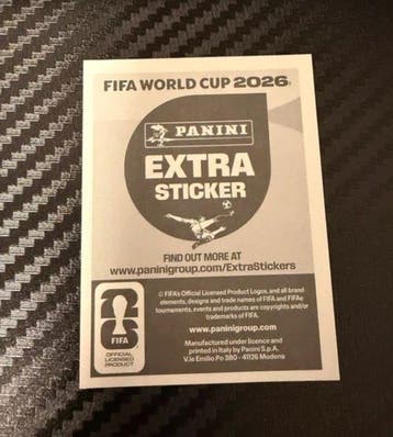2026 Panini FIFA World Cup 2026 Erling Haaland Extra sticker, Nieuw