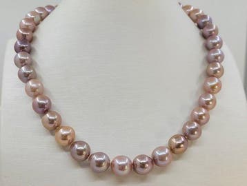 Zonder minimumprijs - Halsketting 10x11 mm Multi, Nieuw