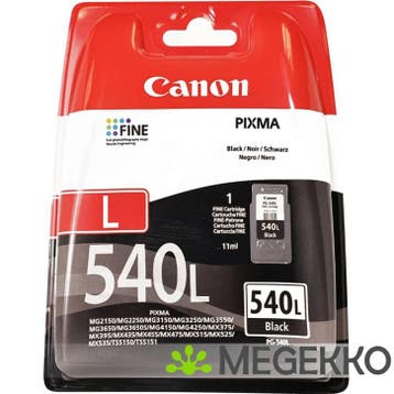 Canon PG-540L inktcartridge 1 stuk(s) Origineel Zwart, Verzenden, Nieuw