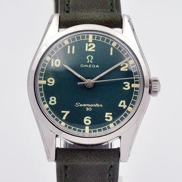 Omega - Seamaster 30 - 2537-9 - Homme - 1950, Handtassen en Accessoires, Horloges | Heren, Nieuw