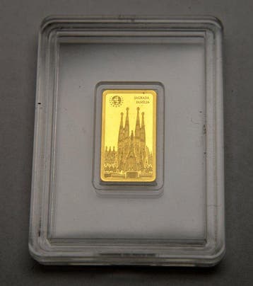 Espagne. Medal Barcelona Sagrada Familia - 1/100oz (.999)