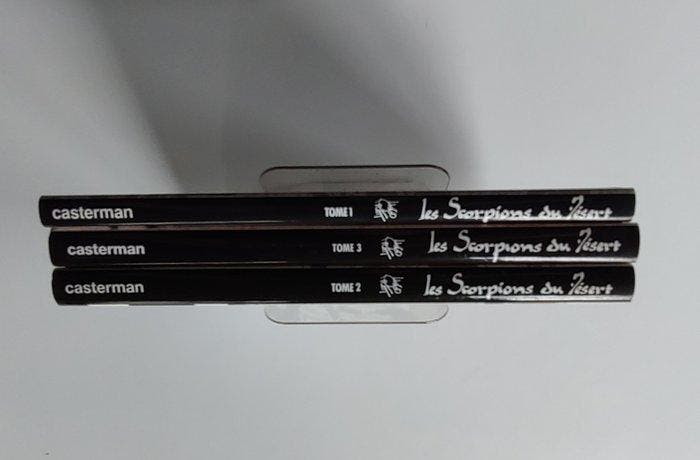 Les Scorpions du désert T1 à T3 - 3x C + 3x jaquette - EO/Ré, Livres, BD