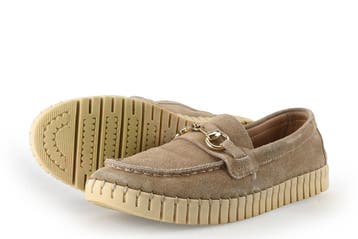 Manfield Loafers in maat 39 Beige, Kleding | Dames, Verzenden, Beige, Overige typen, Manfield