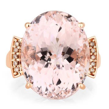 Zonder minimumprijs - Ring - 14 karaat Roségoud - 16.85ct.