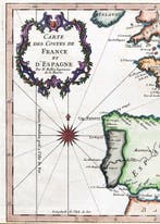 Europe - Espagne, Portugal, France; N. Bellin - Carte des