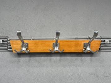 Porte-manteau - Bois, Aluminium - porte-manteau mural