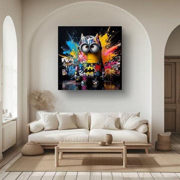 Urban3DArt (1971) - Minion Batman Splash Limited Edition
