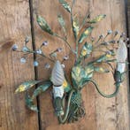 Applique murale - Laiton, polychrome, Antiek en Kunst