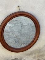 Spiegel - Hout - Vintage ronde spiegel