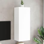 vidaXL Tv-wandmeubel 40,5x30x102 cm bewerkt hout wit, Huis en Inrichting, Kasten |Televisiemeubels, Verzenden, Nieuw