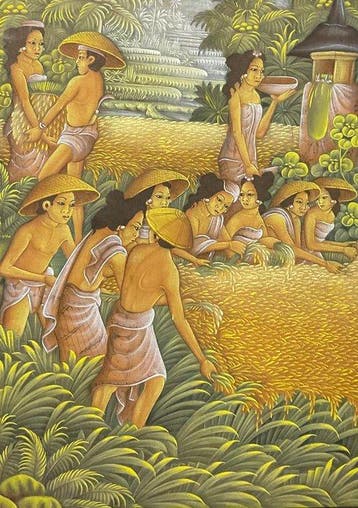 I. Nym Weda Patulu (XX), Ubud Bali - Balinese werkers
