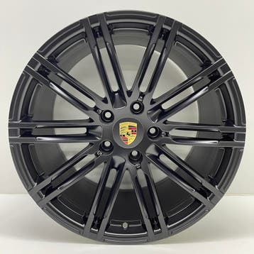 Porsche Macan ORIGINELE 21 Turbo III zwart (GTS) met banden, Ophalen, Banden en Velgen